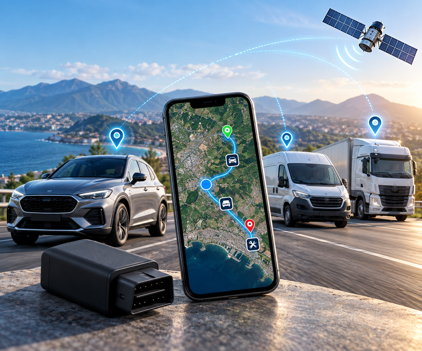 DriveCheck localizzazione GPS e OBD per auto e flotte